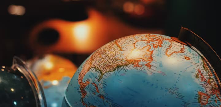 photo of a globe